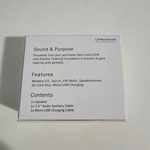 THE JILLY BOX Fall 2022 Jillian Harris LSTN Sound Co. Wanderlust Travel Speaker - Picture 2 of 4